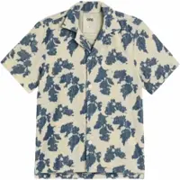 OAS Hemd Sail Contrast Cuba Terry Shirt Herren Beige / Blue-XXL