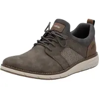 Rieker Herren Schnürschuh Schlupfschuh sportlich Sock Sneaker 11351, Größe:45 EU, Farbe:Braun