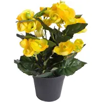 Botanic-Haus Kunstblume "Begonienbusch mit 7 Stielen"