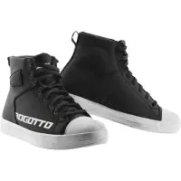Bogotto Iniego Schwarz Motorrad Schuhe Größe 41