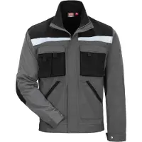 Nitras MOTION TEX PLUS, Arbeitsjacke, grau / schwarz 48