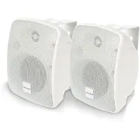 Artsound Wasserdichter 2-Wege-Aufbaulautsprecher, 3,5 & 0,5 Zoll, 100 W, wei? (2 St?ck)