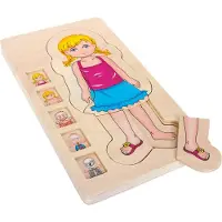 Small Foot Puzzle Anatomie, Rosa
