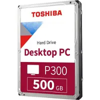 Toshiba P300 500GB, 500 GB, 7200 RPM, 64 MB, 3.5", Serial ATA III
