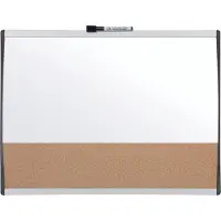 Nobo Horizontales Kleines Magnetisches Whiteboard Mit Korktafel 58x43 Cm