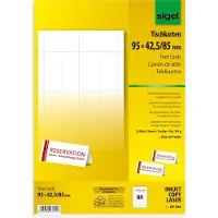 Sigel Tischkarten