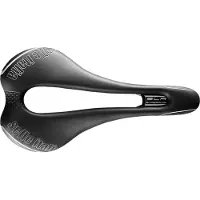 Selle Royal Selle Italia SLR TM SuperFLow L, Fahrradsattel, Straßenrennen, Unisex, Schwarz, Monochromatisch, Mikrofaser