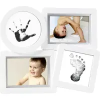 Pearhead Babyprints Collage Rahmen, Weiß