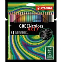 Stabilo Buntstifte - GreenColors Arty - 24 st. - Mehrfarbig - - One Size - Bleistifte