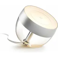 Philips Hue White and Color ambiance Iris Tischleuchte silber Special Edition, Intelligente Tischleuchte, Bluetooth/Zigbee, Silber, LED, Metall, Synthetik, Nicht austauschbare(s) Leuchtmittel