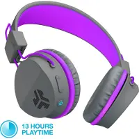 JLab IEUHBSTUDIORGRYPRPL4, Kabellos, 20 - 20000 Hz, Musik, 114,4 g, Kopfhörer, Blau, Graphit, Violett