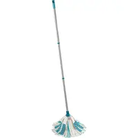 Leifheit Wischmopp Power Mop 3in1, Bodenwischer mit Schraubgewinde, 1.2 Meter 1 St