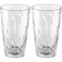 Koziol Wassergläser Koziol Superglas Club No 06 300 ml Transparent (Set von 2 Stück)
