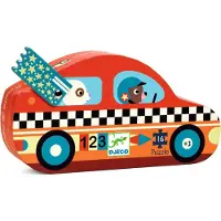 Djeco Puzzle Rennwagen 16 Teile