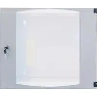 Intellinet 19" Wandverteiler mit Schwenkrahmen, 9 HE, 460 (H) x 540 (B) x 450 (T) mm, Flatpack, grau, Wandmontiertes Regal, 9U, 30 kg, Sperrschloss, 19 kg, Grau
