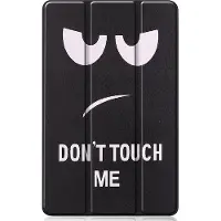 Cover-Discount Galaxy Tab S6 Lite - Tri-fold Smart Leder Case Don't Touch
