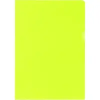Pierre by Elba Sichthülle Premium, DIN A4, PVC, glasklar, gelb, 25er dokumentenecht, transparent, aus vollfarbiger