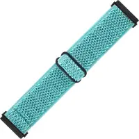 Cover-Discount Fitbit Versa 4 / Sense 2 - Nylon Ersatzarmband hellblau