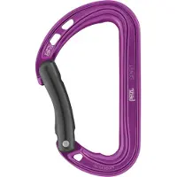 Petzl - Spirit Bent Gate - Schnappkarabiner lila
