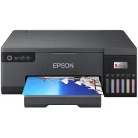 Epson EcoTank L8050, Dye Ink, 5760 x 1440 DPI, 8" x 12" (20x30 cm), Doppelseitiger Druck, WLAN, Schwarz