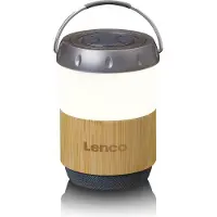Lenco BTL-030BA - LED-Laterne mit IPX4 und integriertem 3W Bluetooth Lautsprecher