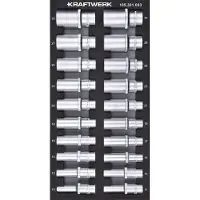 KRAFTWERK Steckschlüsseleinsatz sechskant Einlage (S-Einlage)