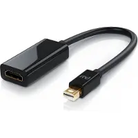 Primewire Mini DisplayPort zu HDMI Adapter, Ultra HD 4k MiniDP zu HDMI Buchse Monitor Konverter, Adapterkabel
