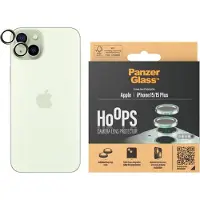 PanzerGlass Hoops Kameraschutz Grün iPhone 15 | 15 Plus, Apple, Apple - iPhone 15, Apple - iPhone 15 Plus, Trockene Anwendung, Kratzresistent, Schockresistent, Grün, 1 Stück(e)