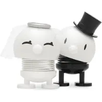Hoptimist Baby Bimble & Bumble - 2er-Pack - Bride & Groom - 7 cm - - One Size - Dekofigur