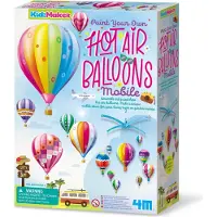 4M Paint Your Own Hot Air Balloons Mobile