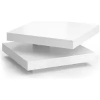 Vicco Couchtisch Elias Weiß 70 x 70 cm, Model 31931