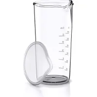 Arendo Messbecher Kunststoff 600ml, ideal für elektrische Handmixer und Handrührer, Trinkbecher, 20 Unzen