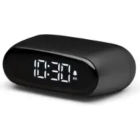 Lexon LR154N Mini Reisewecker Minut Schwarz