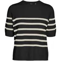 Vero Moda Pullover Saba 10306829 Schwarz Regular Fit