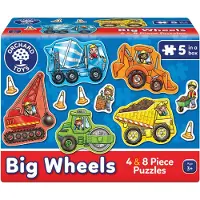 Orchard Toys Puzzle Große Fahrzeuge 5-in-1