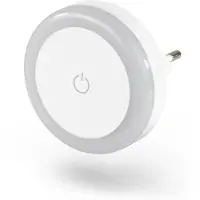 Hama Touch Switch, Stecker-Nachtlicht, Weiß, Gelb, Badezimmer, Schlafzimmer, Kinderzimmer, Flur, Berührung, 1 Stück(e)