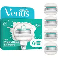 Gillette Rasierklingen für Frauen, ComfortGlide Sensitive, 4er-Pack