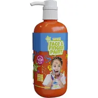 Usorteret Natürliche Gesichts- und Fingerfarbenflasche mit Pumpe – Orange, 1 l