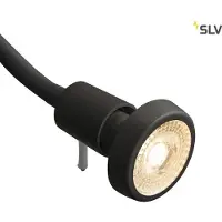 SLV DIO FLEX PLATE QPAR51 WL, Indoor Wandaufbauleuchte schwarz