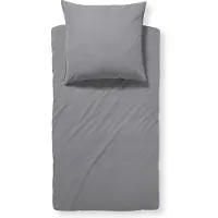 Damai Bettwäsche Groove Grey Flanell-135 x 200 cm
