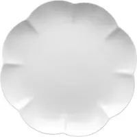 La Porcellana Bianca Set mit 6 Villadeifiori Speisetellern - Weiss 26 cm