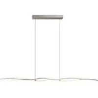 ESCALE Silk 2.0 160 LED-Pendelleuchte-Aluminium geschliffen-mit dim2warm (2200K - 2900K)