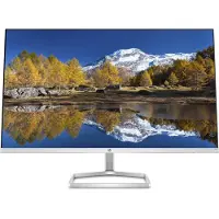 HP M27fq QHD Monitor, 68,6 cm (27"), 2560 x 1440 Pixel, Quad HD, LCD, 5 ms, Silber, Schwarz