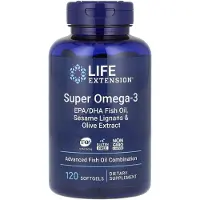 Life Extension Super Omega-3 Epa/Dha Fischöl 120 St