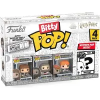 Funko POP! Harry Potter Hermine Granger Rebeus Hagrid Ron Weaslesy 4er Pack - Bitty Pop!