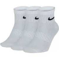 Nike Everyday Lightweight Trainings-Knöchelsocken (3 Paar) - Weiß |Größe 42-46