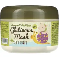 Elizavecca Milky Piggy Glutinous 80 % Snail Intensive feuchtigkeitsspendende und nährende Maskencreme mit Schneckenschleim-Extrakt 100 g