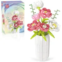 Mould King Mold King 10059 Pfingstrose Künstliche Blumen Bausteine Set