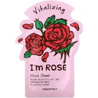 Tonymoly I'm Real Rose Feuchtigkeitsmaske, Blattform, 1 St?ck