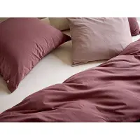 Yumeko Kissenbezug Jersey Baumwolle 40x80 Rosa - Eco, Bio & Fairtrade